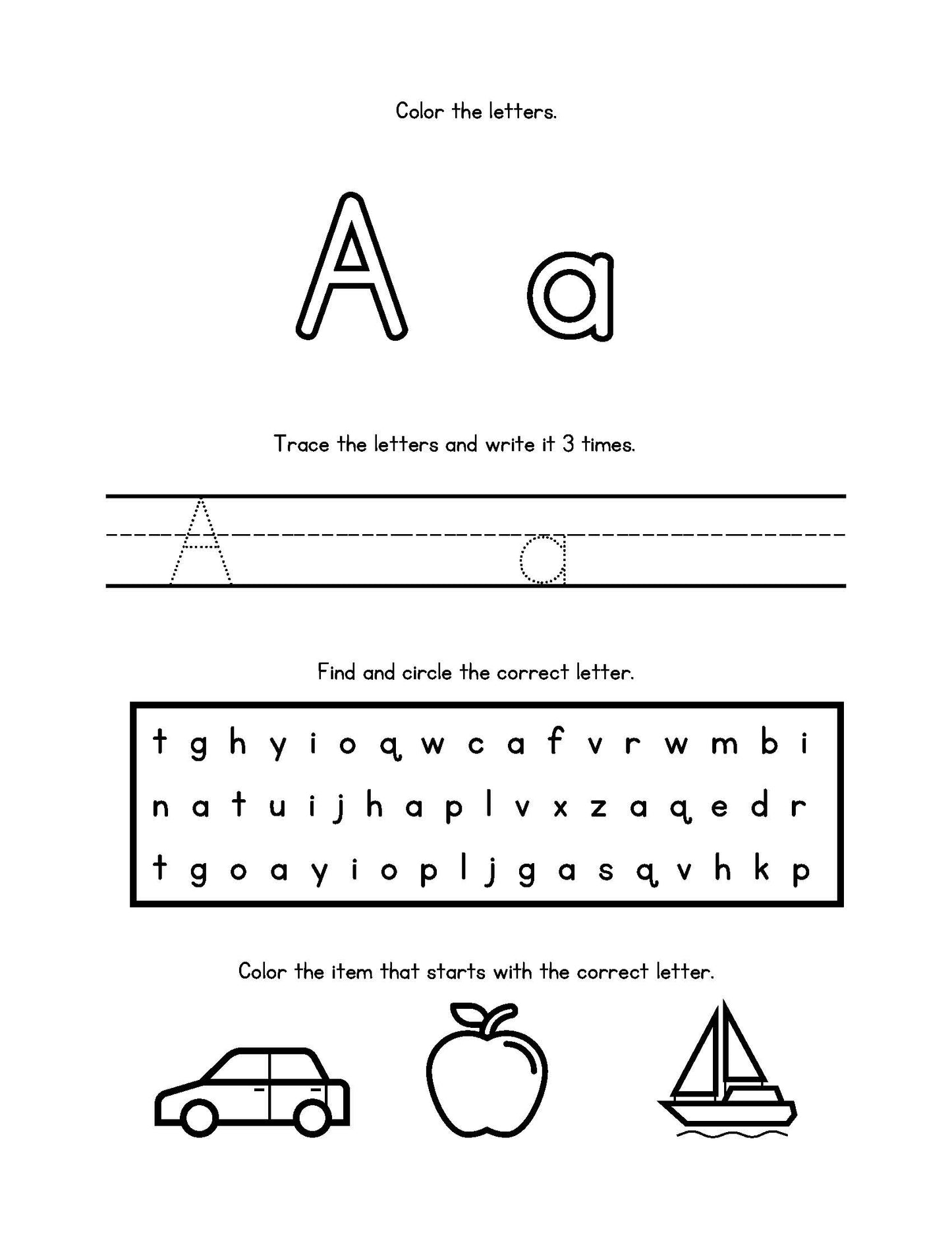 My alphabet coloring book