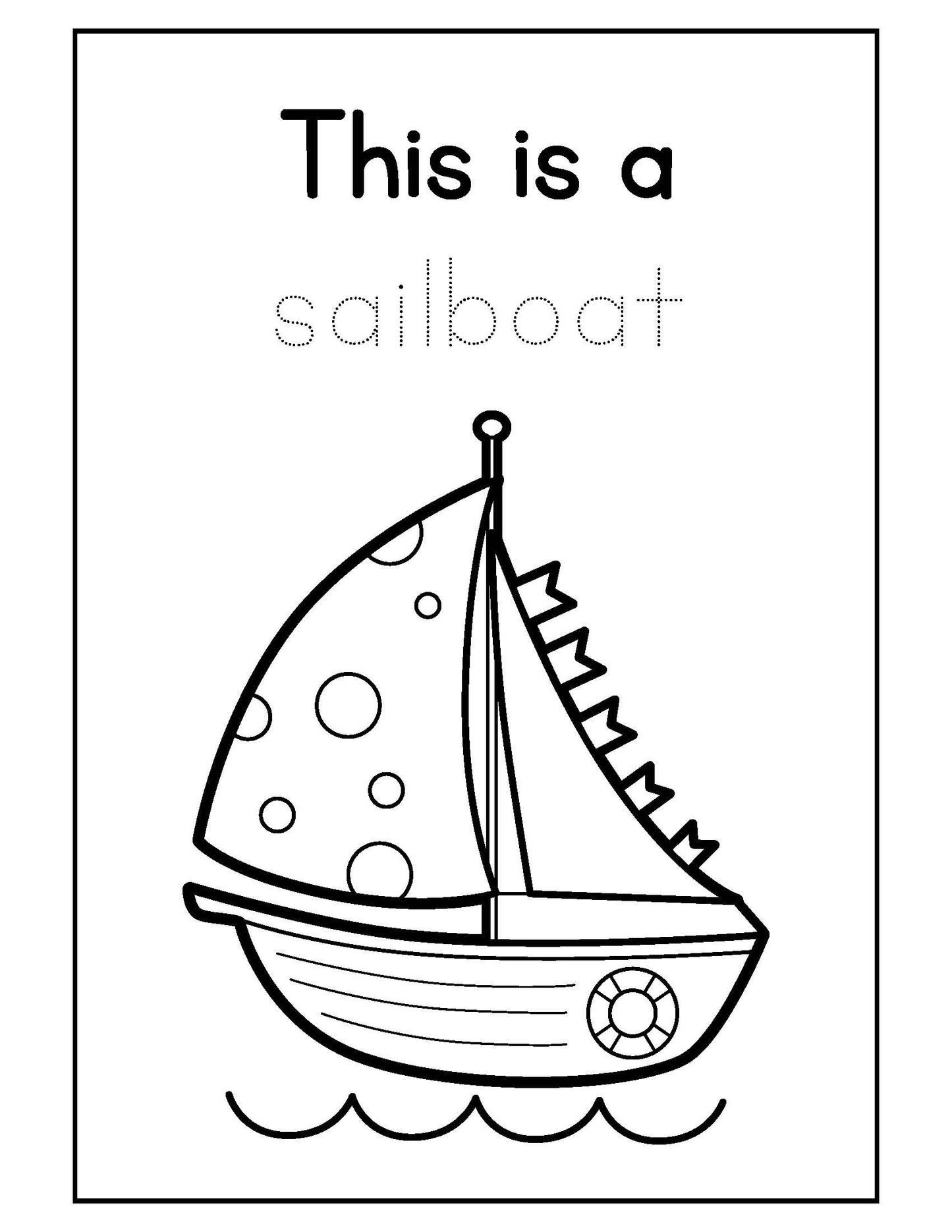 VVEHICLES Coloring Book
