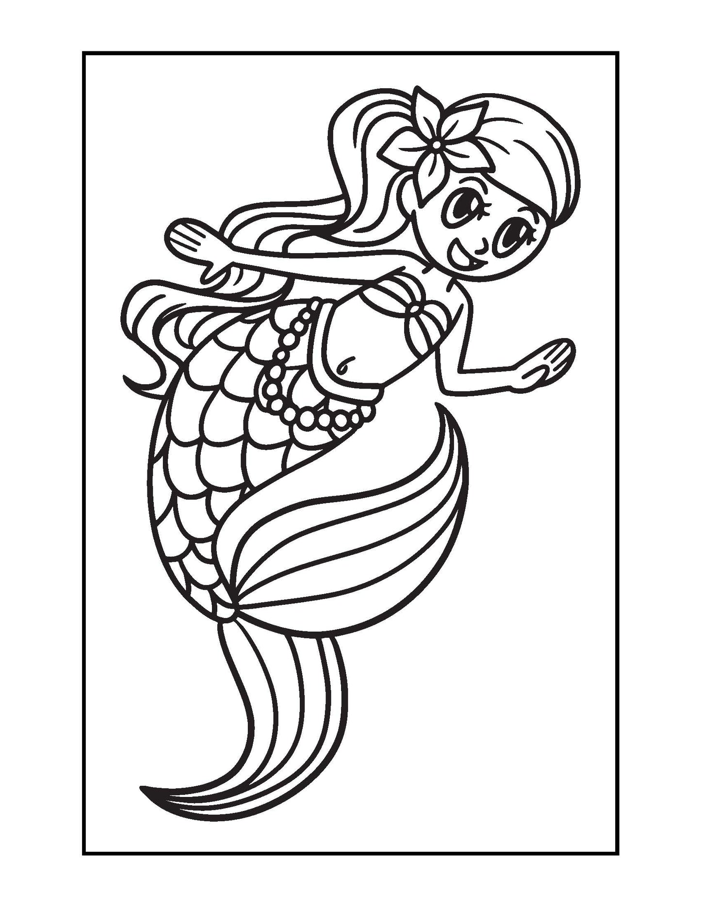 mermaids COLORING BOOK