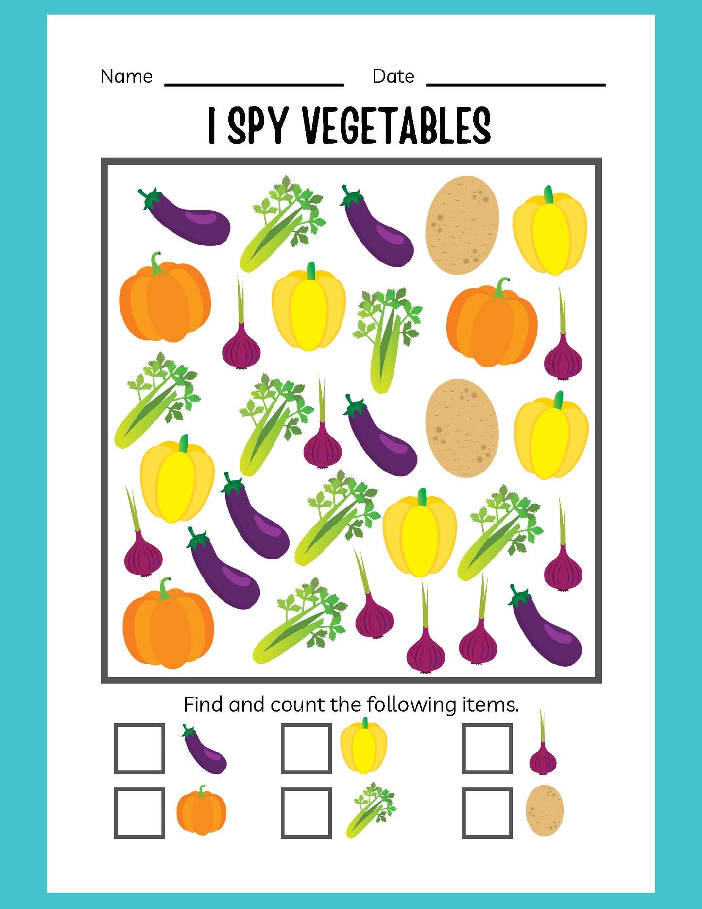 KINDERGARTEN I SPY WORKBOOK