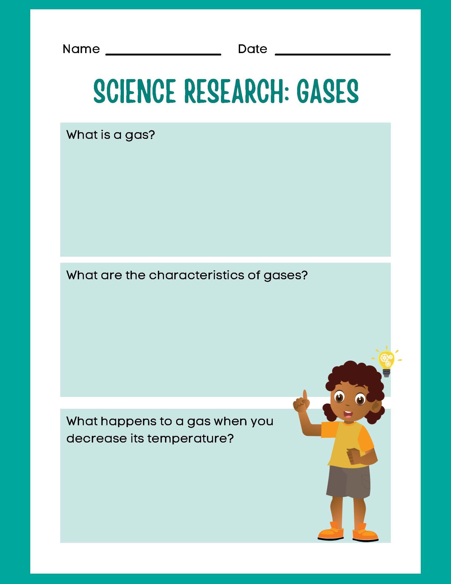 SCIENCE RESEARCH GASES