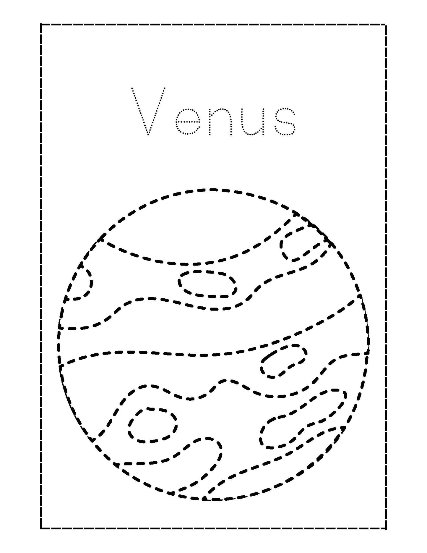 SOLAR SYSTEM Tracing Book