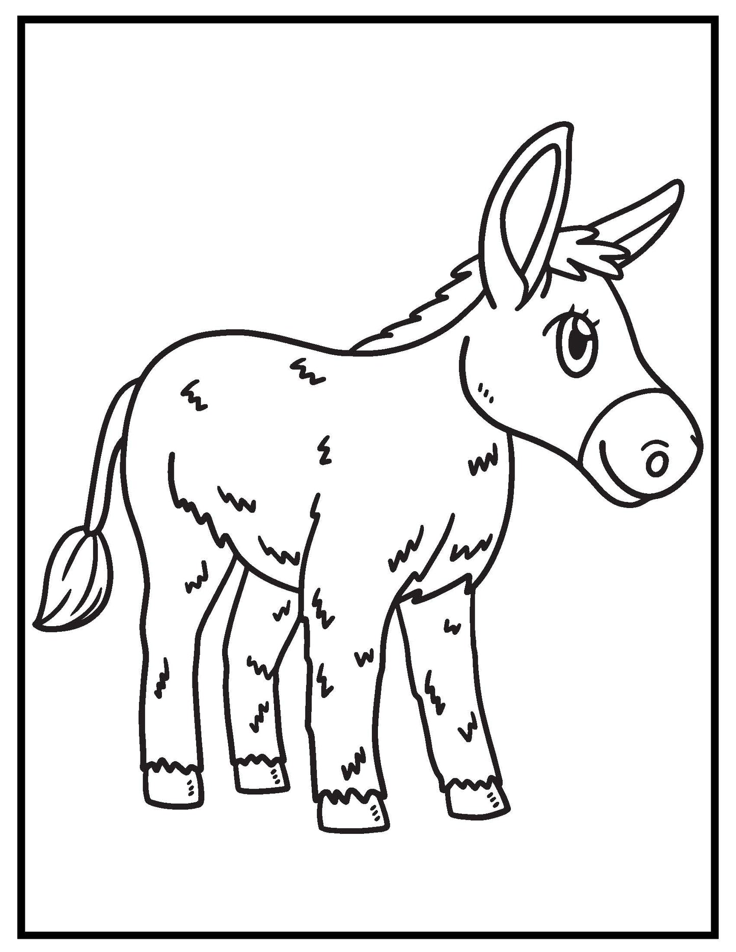 Animal coloring book