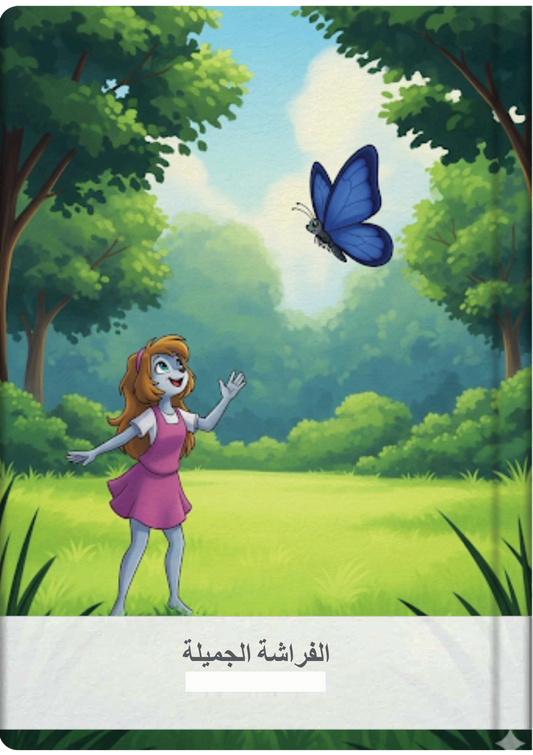 الفراشة الجميلة
