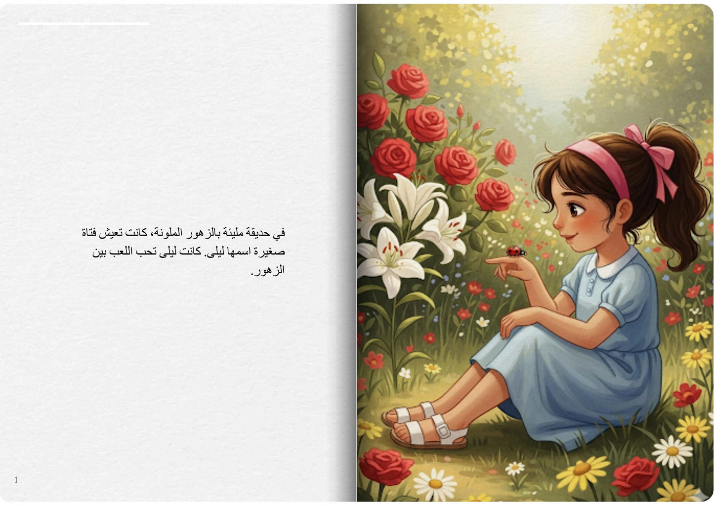 ليلى والفراشة الذهبية