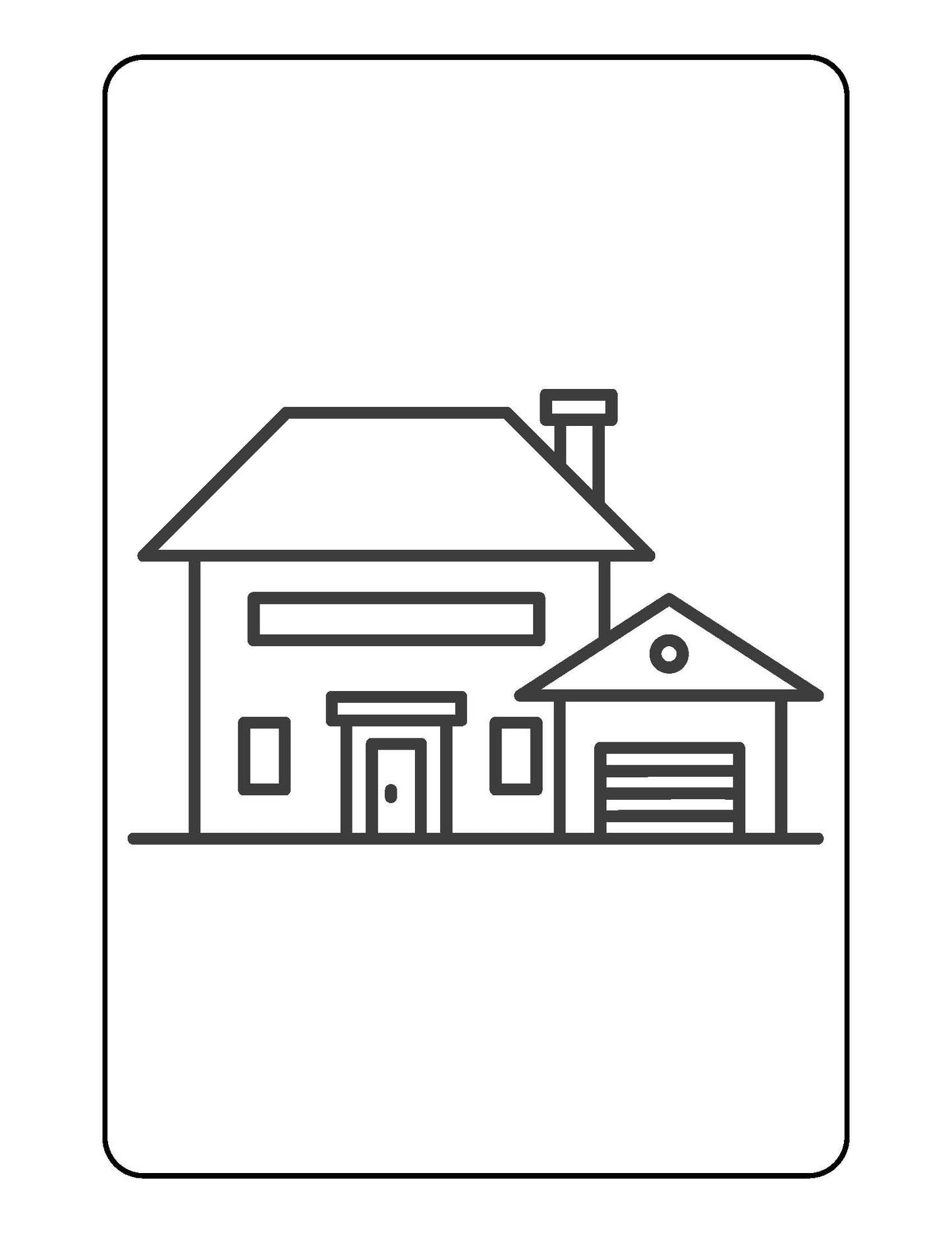 Buildings COLORING BOOK