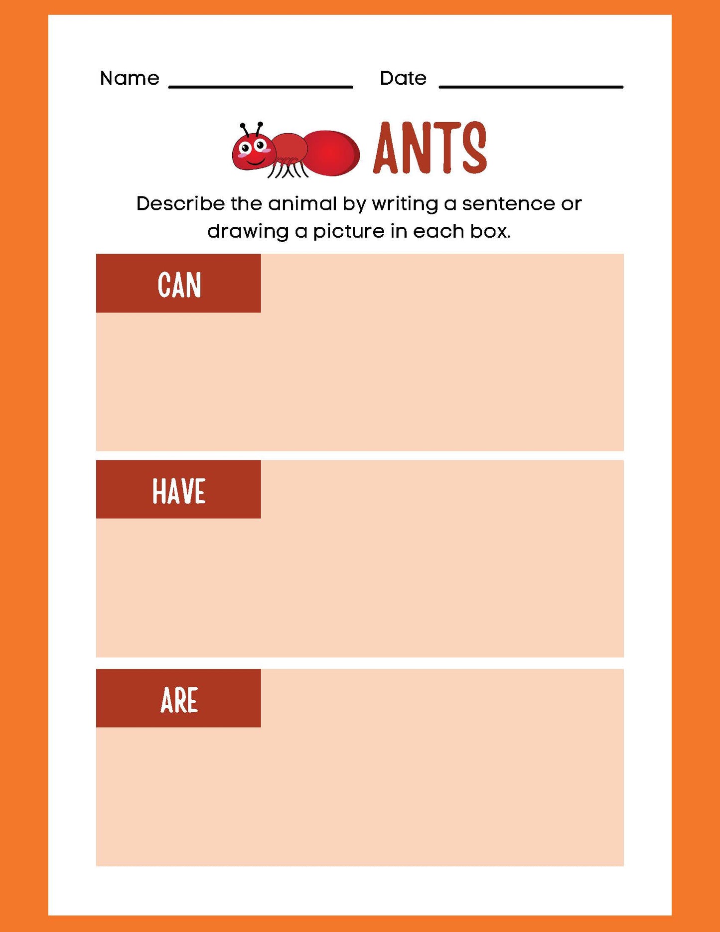 ANIMAL RESEARCH ANTS