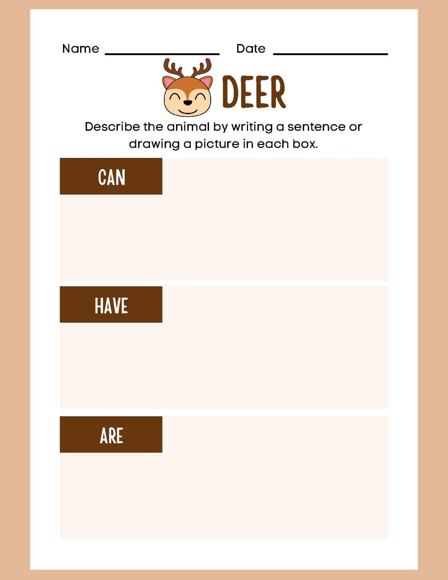 ANIMAL RESEARCH DEER