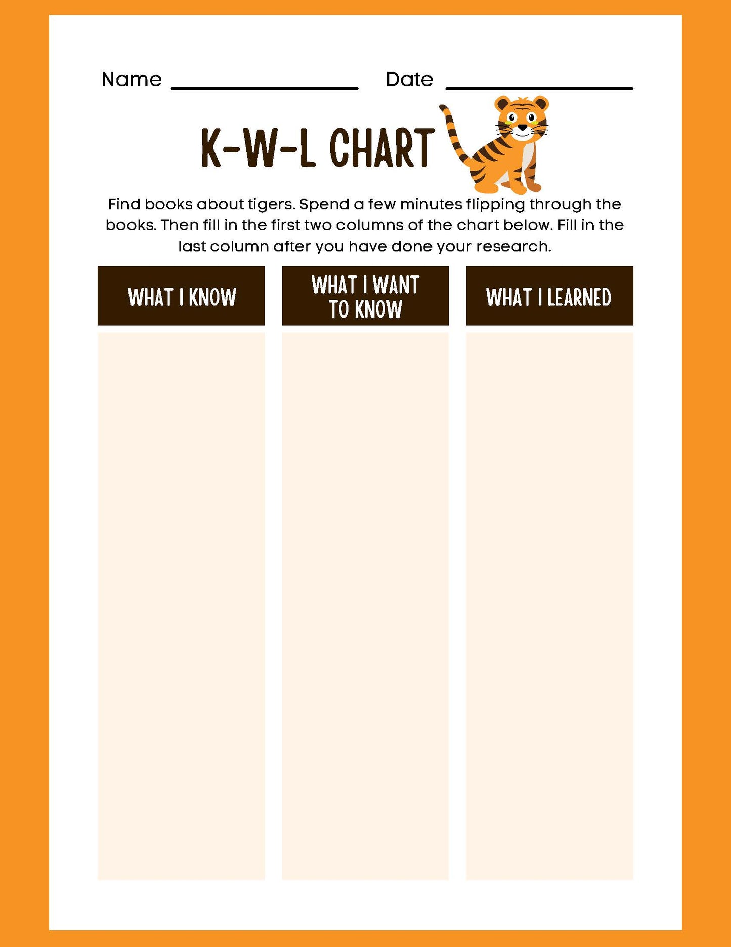 ANIMAL RESEARCH TIGERS