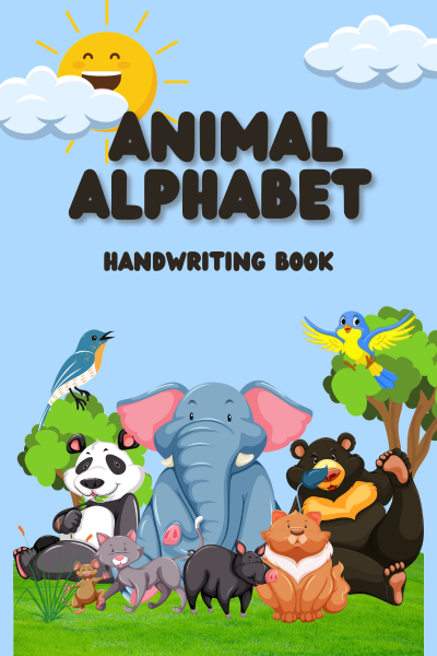 ANIMAL ALPHABET Handwriting Book