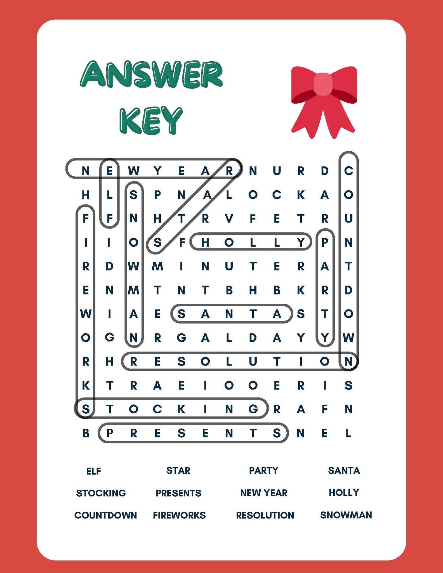 CHRISTMAS Activity  Book