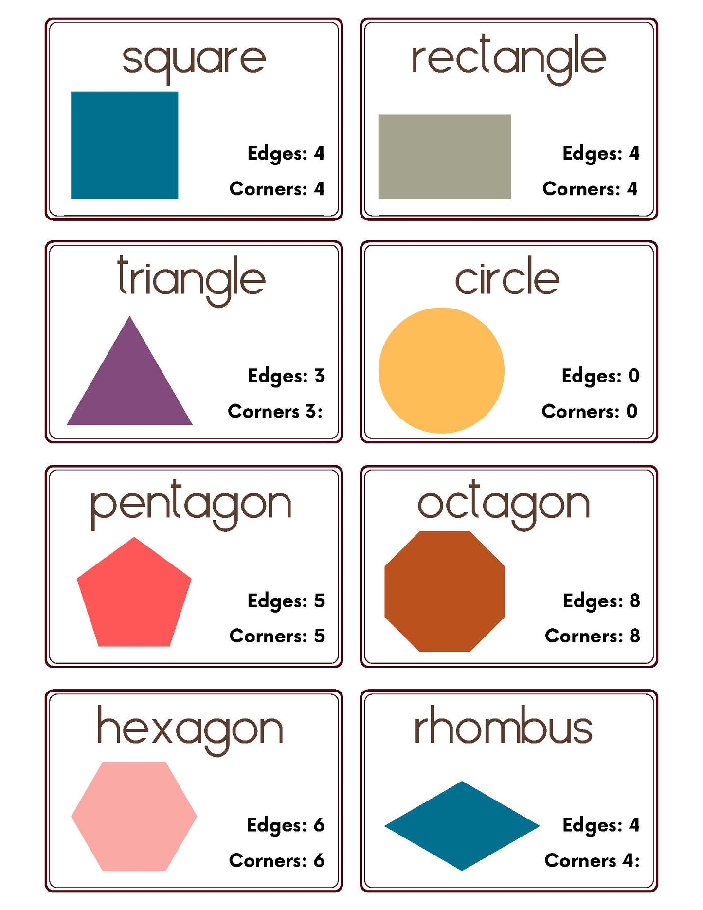 sea nimals flashcards