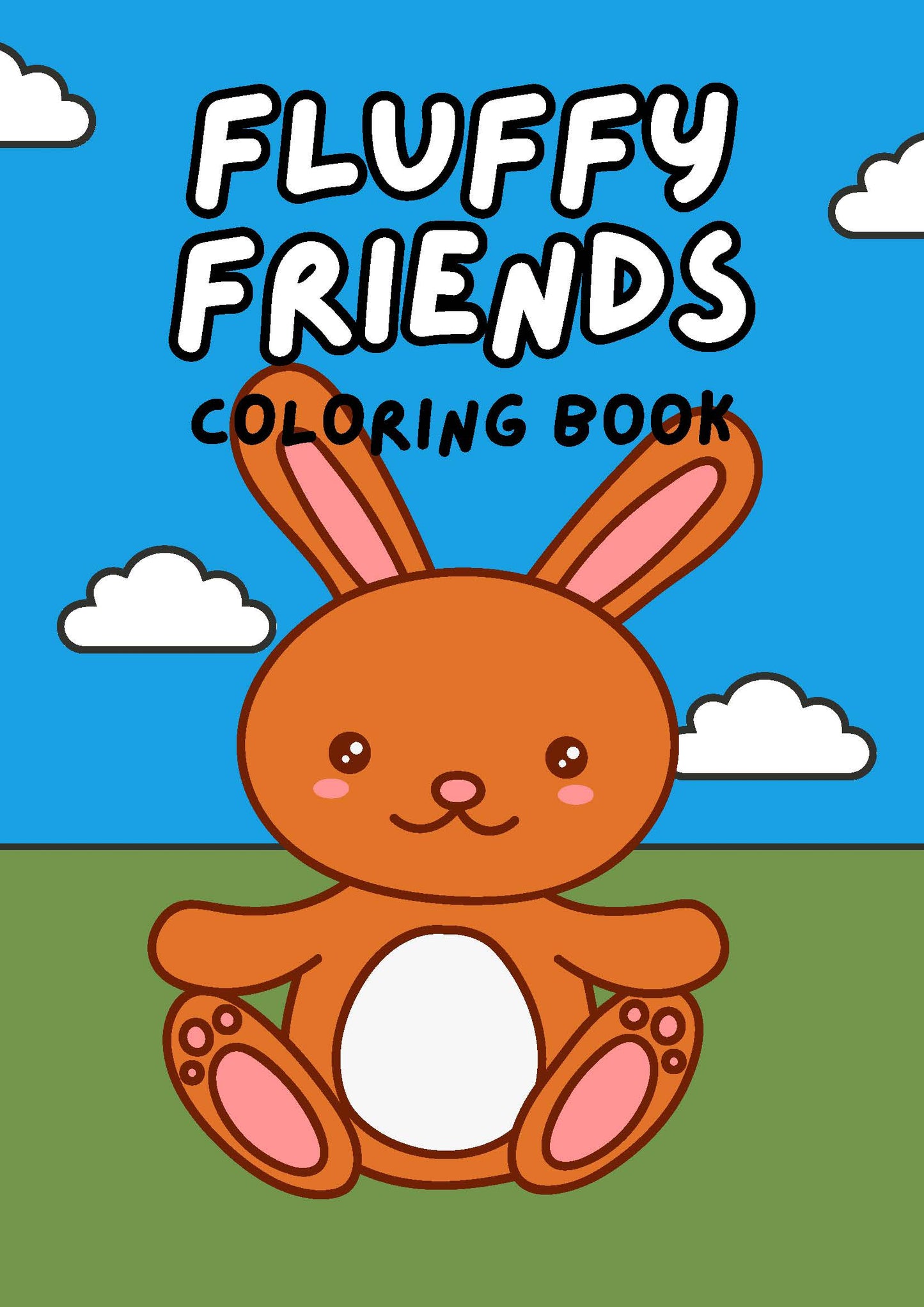 Fluffy Friends Coloring Book