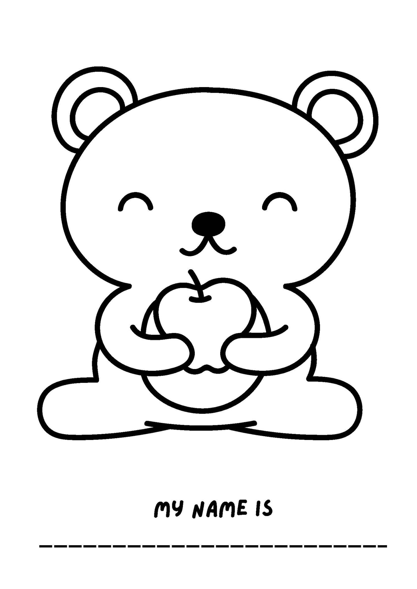 Fluffy Friends Coloring Book