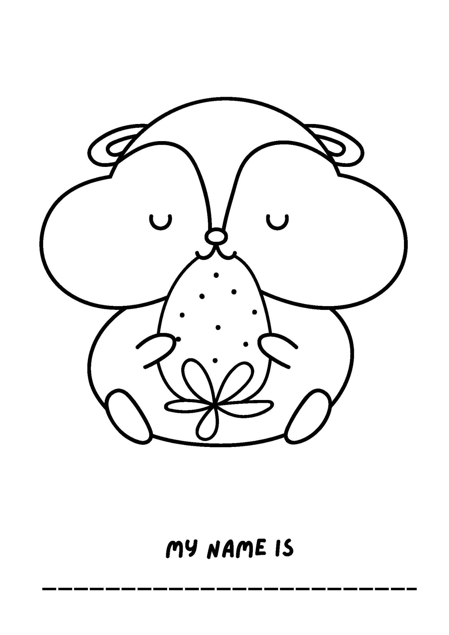 Fluffy Friends Coloring Book