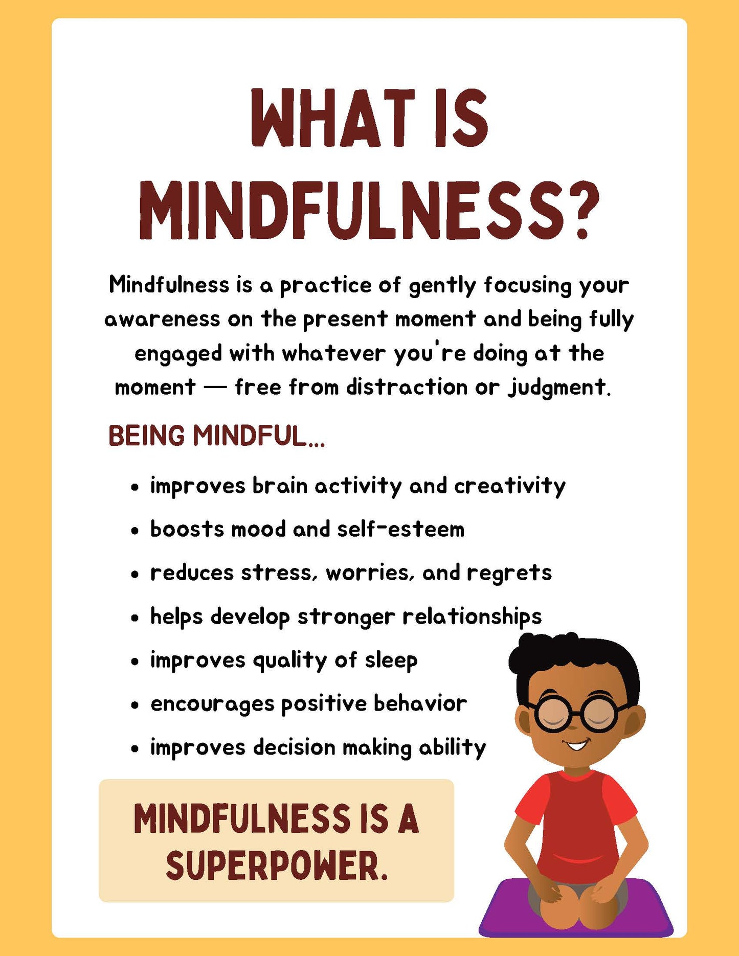 MINDFULNESS JOURNAL FOR KIDS