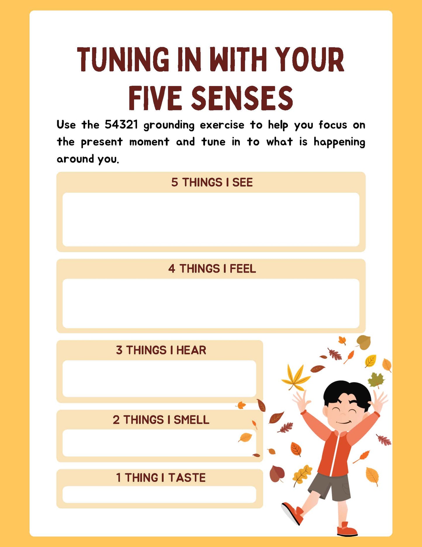 MINDFULNESS JOURNAL FOR KIDS