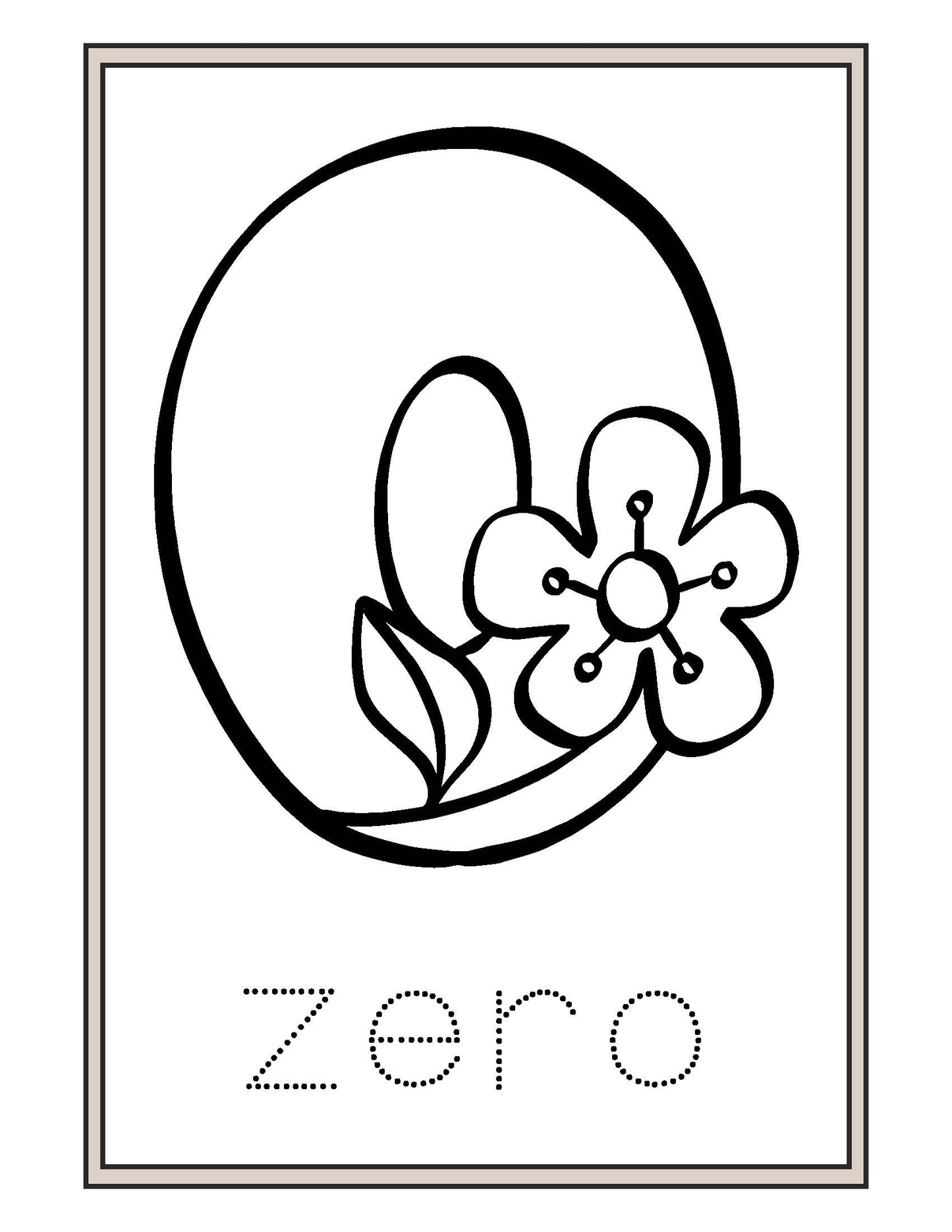 NUMBERS Coloring Book