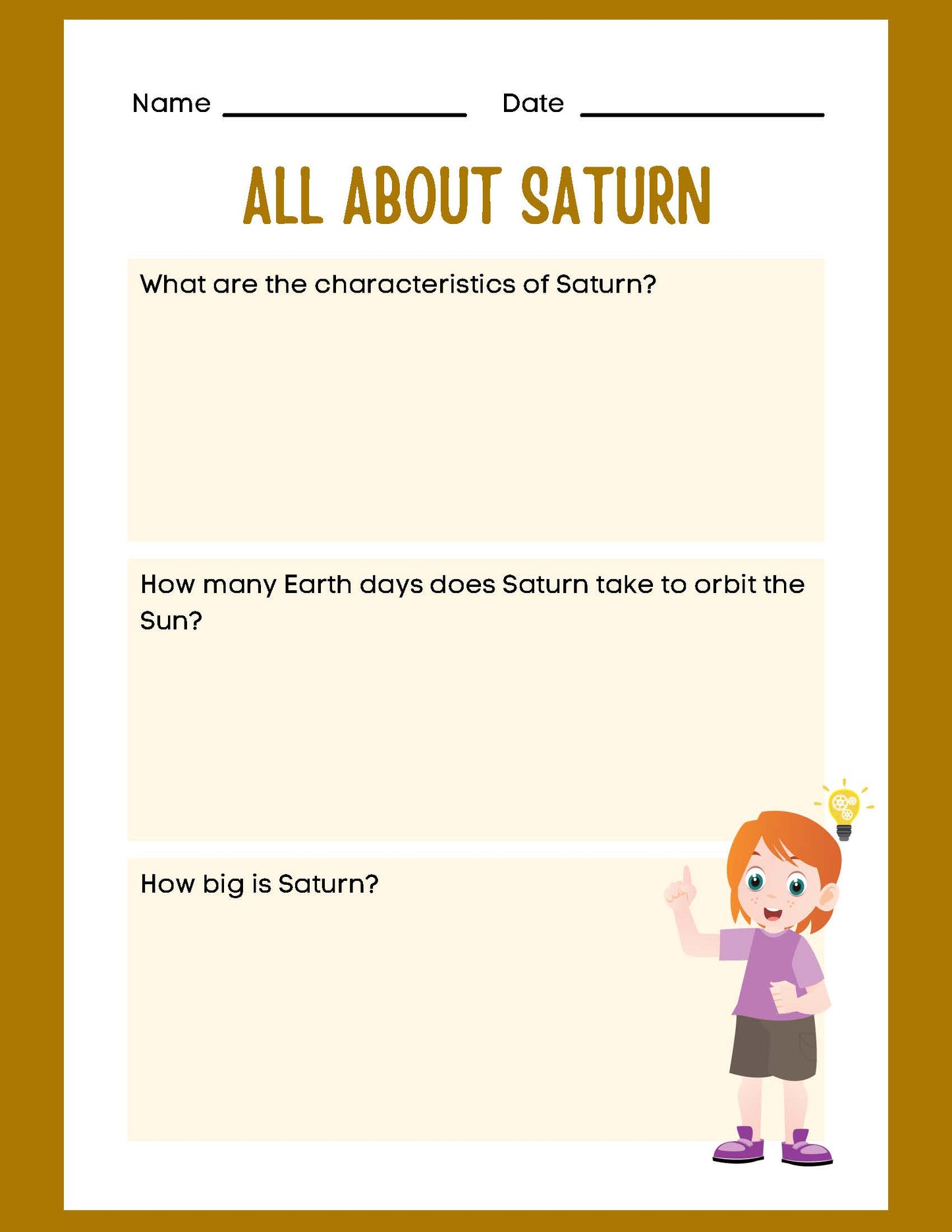 PLANET RESEARCH SATURN