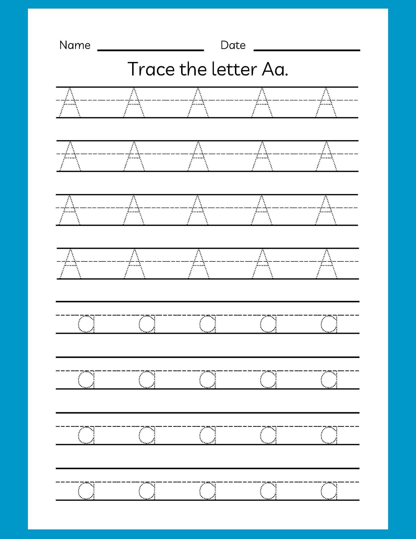 PRESCHOOL ALPHABET WORKBOOK