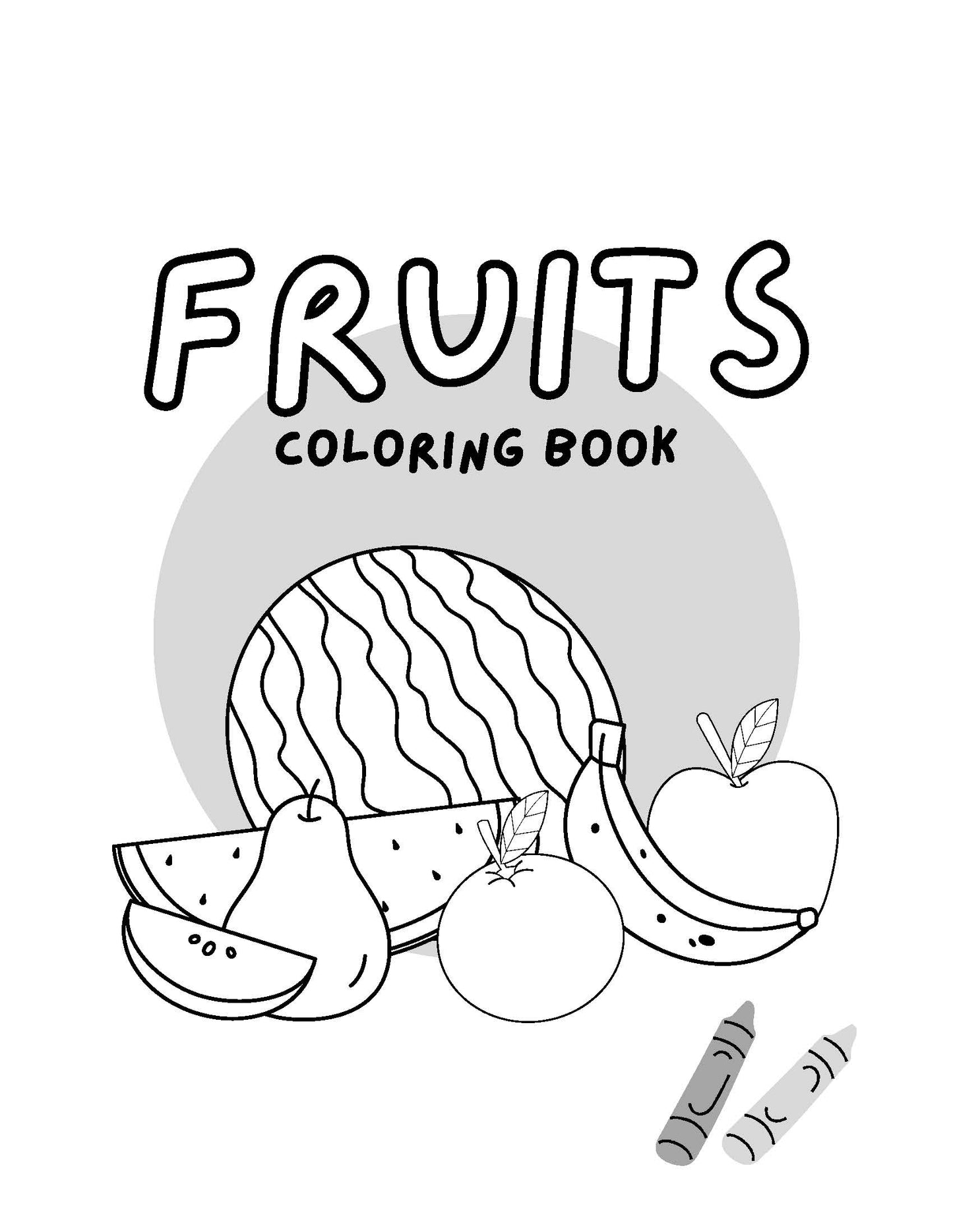 fruits Coloring Book