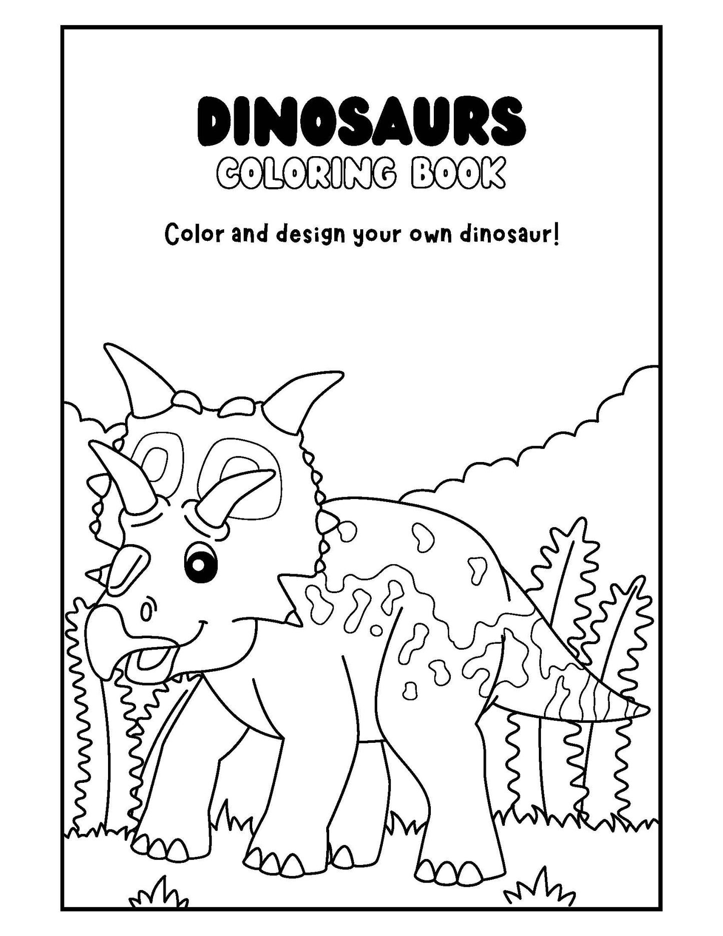 DINOSAURS COLORING BOOK