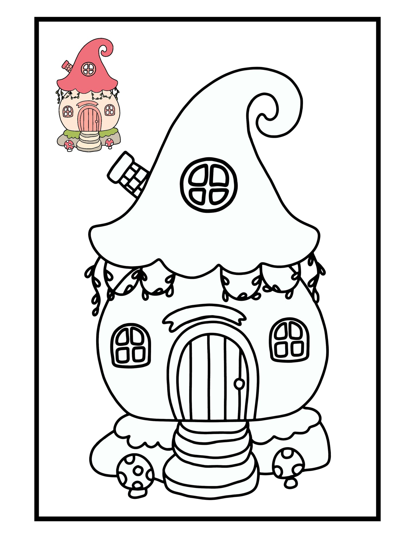 gnome home coloring book