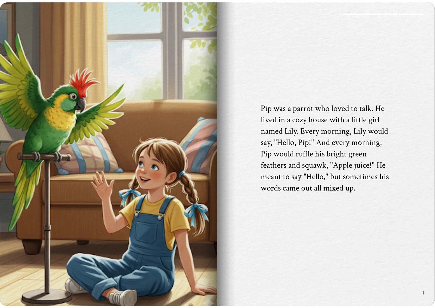 Pip the Talking Parrot