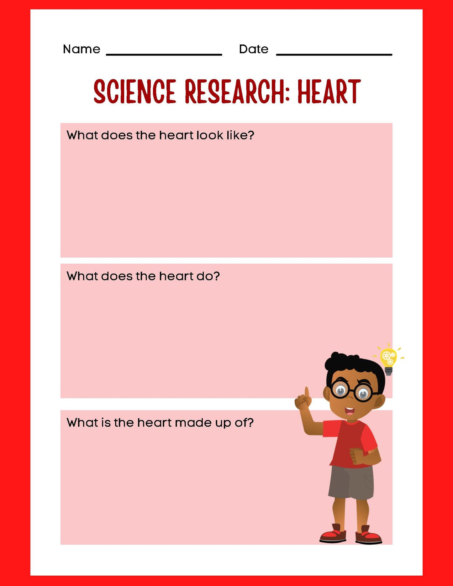 SCIENCE RESEARCH THE HUMAN HEART