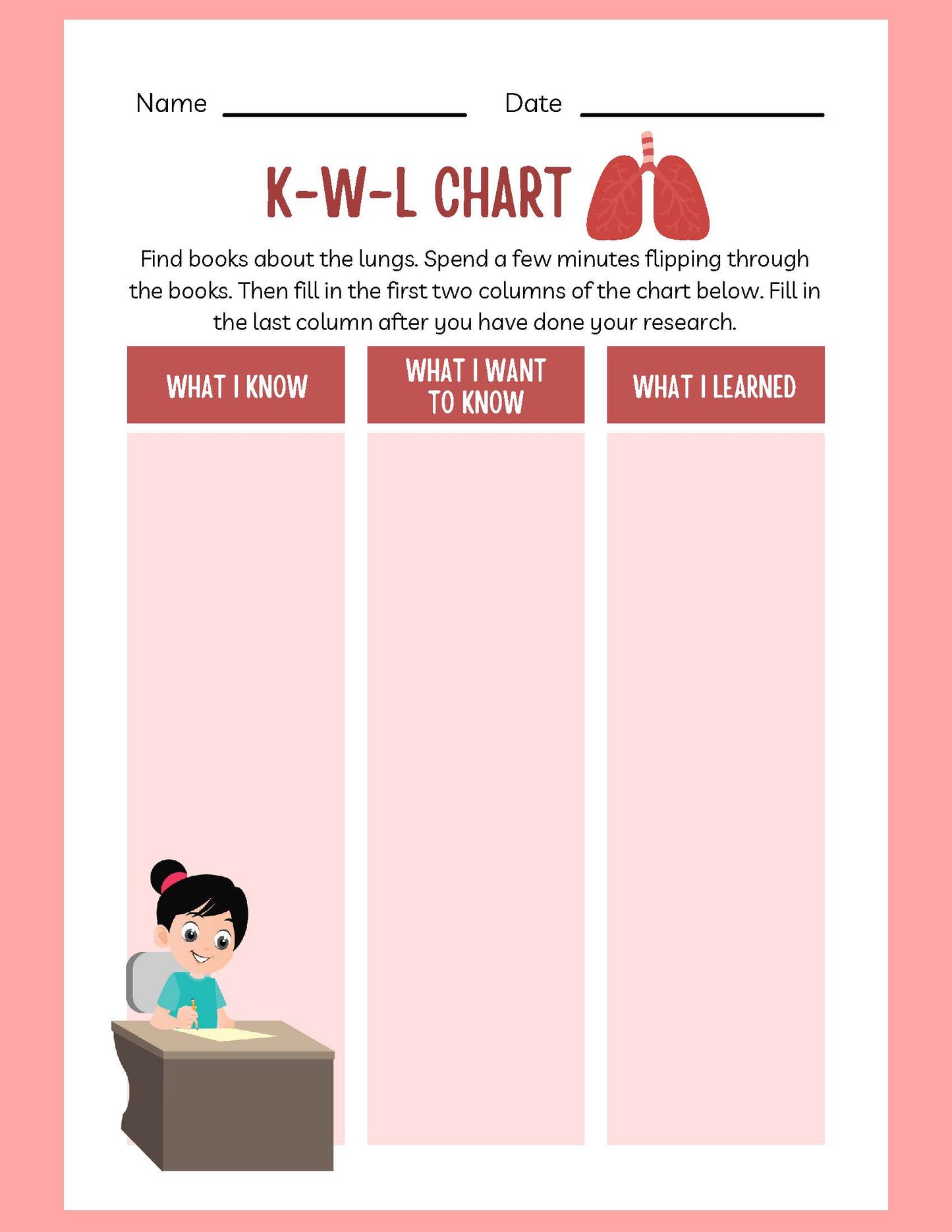 SCIENCE RESEARCH THE LUNGS