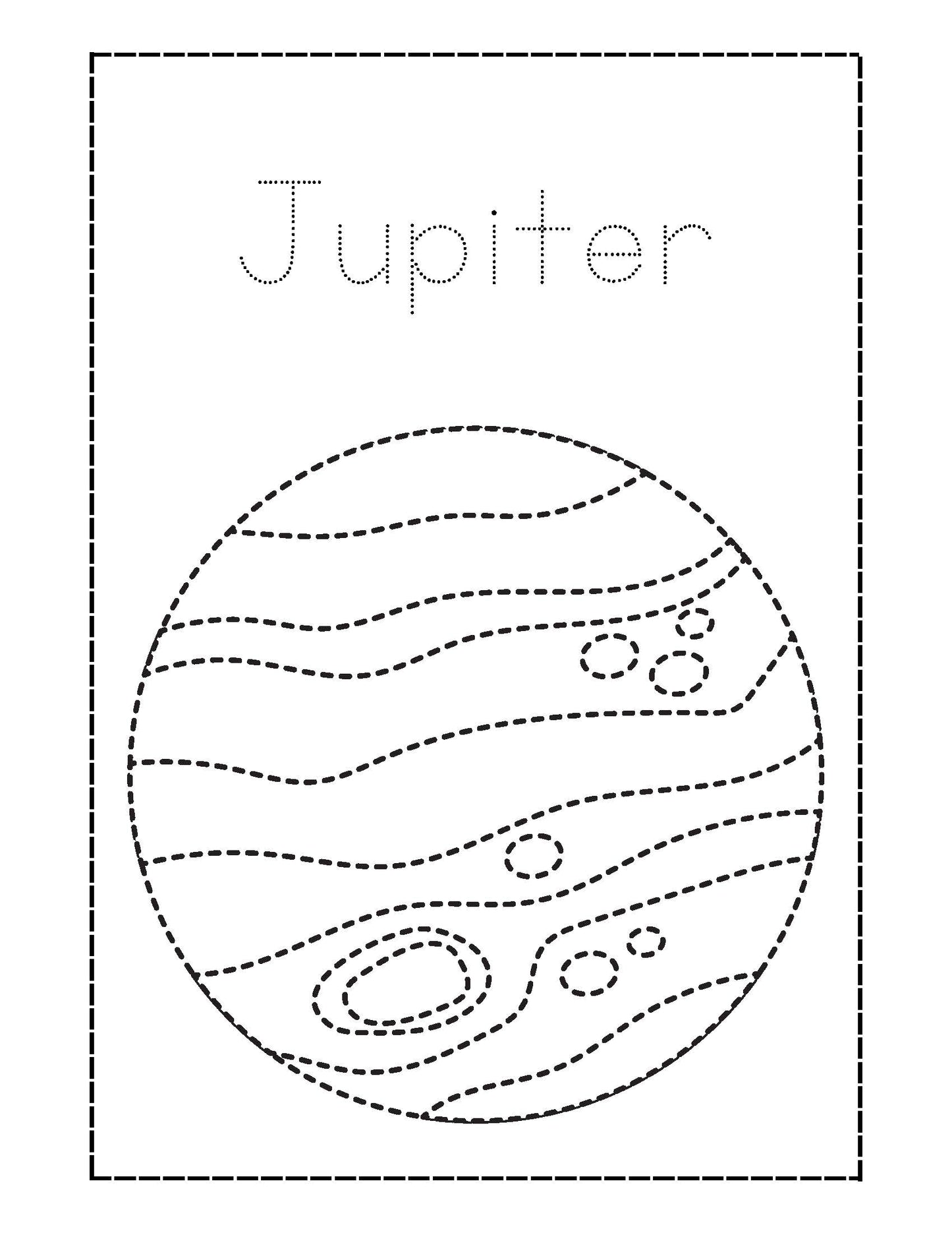 SOLAR SYSTEM Tracing Book
