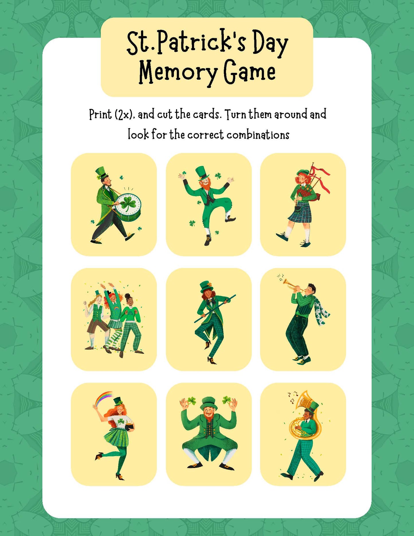 St. Patrick's Day Activity Book