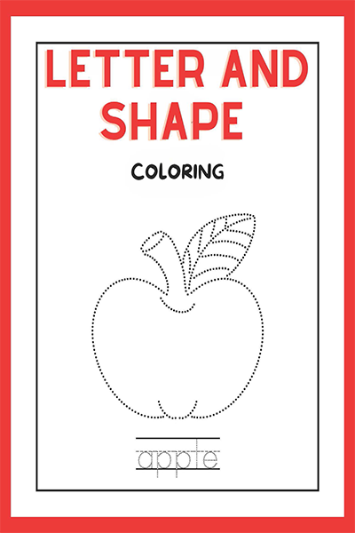 Letter and shape coloring