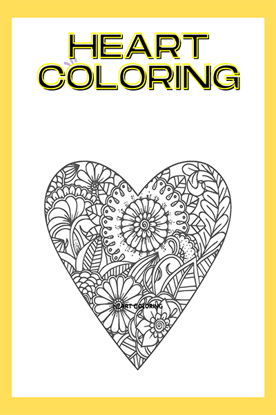 Heart coloring