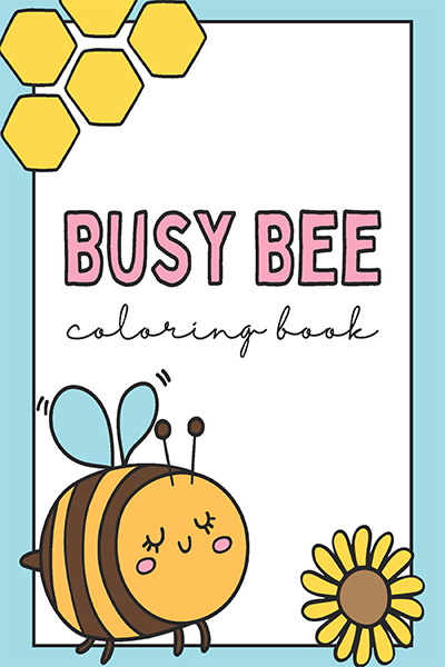 Busy  Bee coloring book
