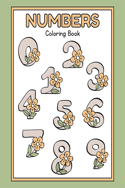 NUMBERS Coloring Book