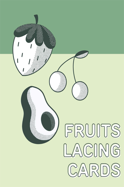 Fruits Lacing Cards