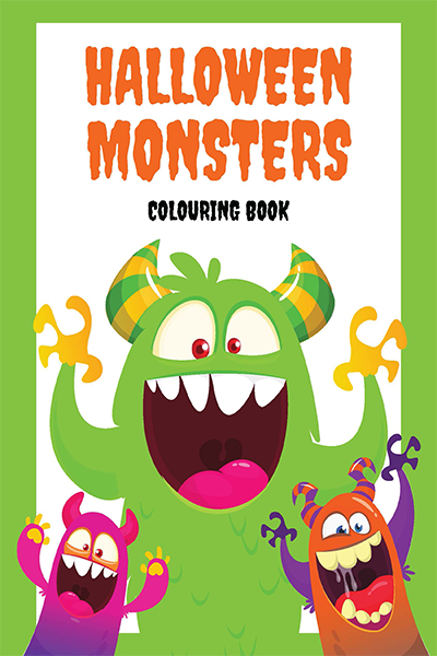 HALLOWEEN MONSTERS COLOURING BOOK
