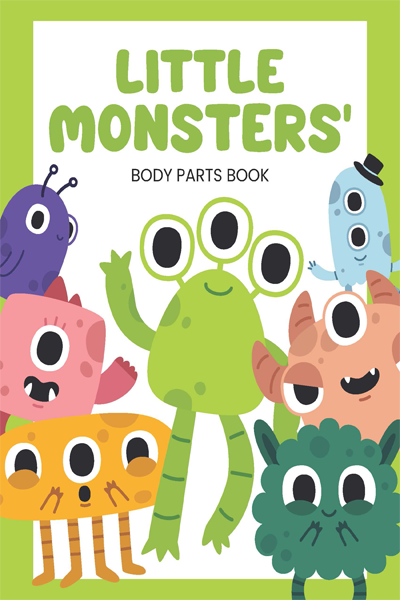 little monsters BODY PARTS BOOK