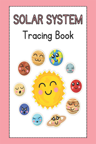 SOLAR SYSTEM Tracing Book