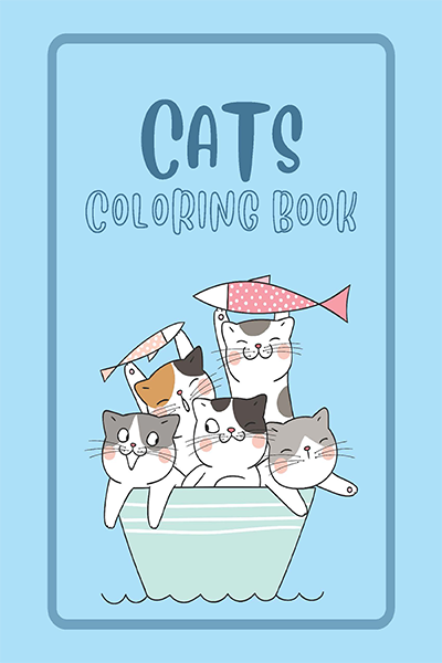 cats coloring book