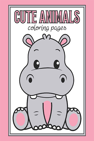 CUTE  ANIIMALS coloring pages