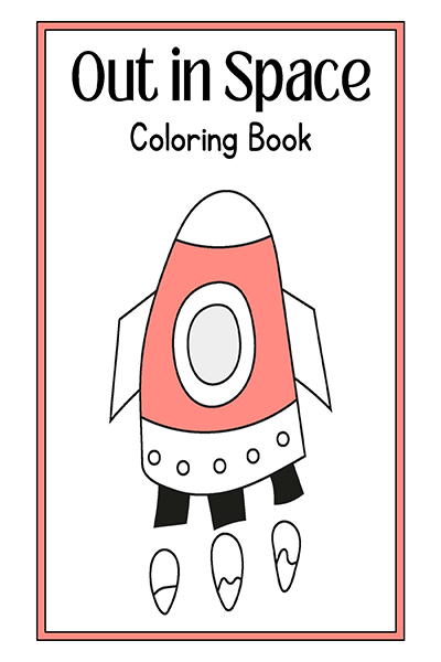 Out in Space Coloring Book