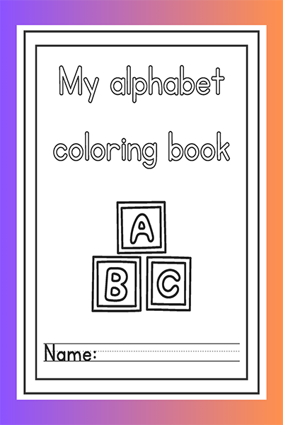 My alphabet coloring book