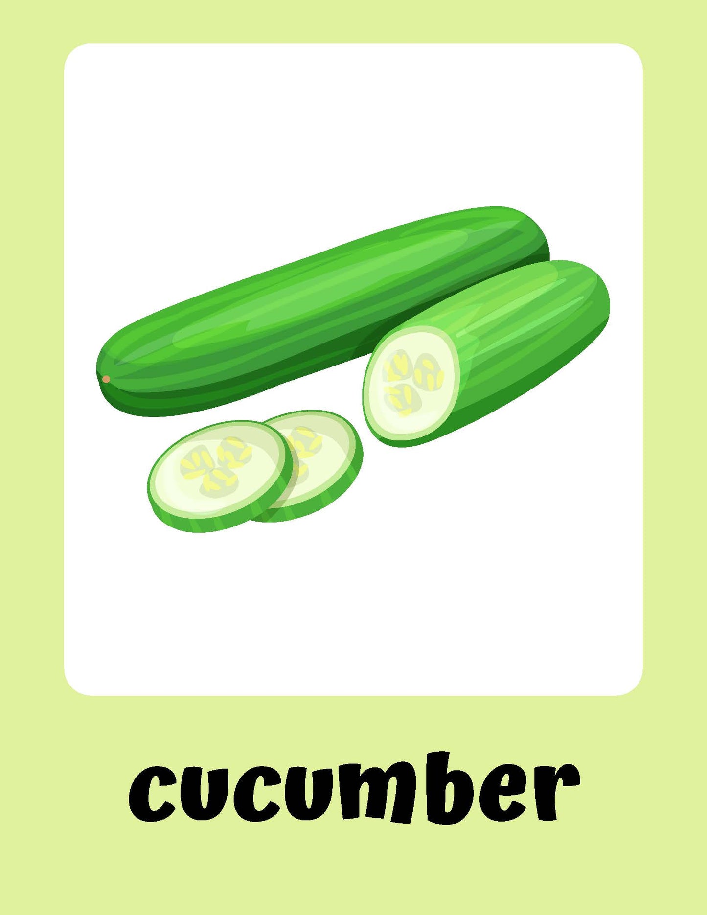 Vegetables Flashcards