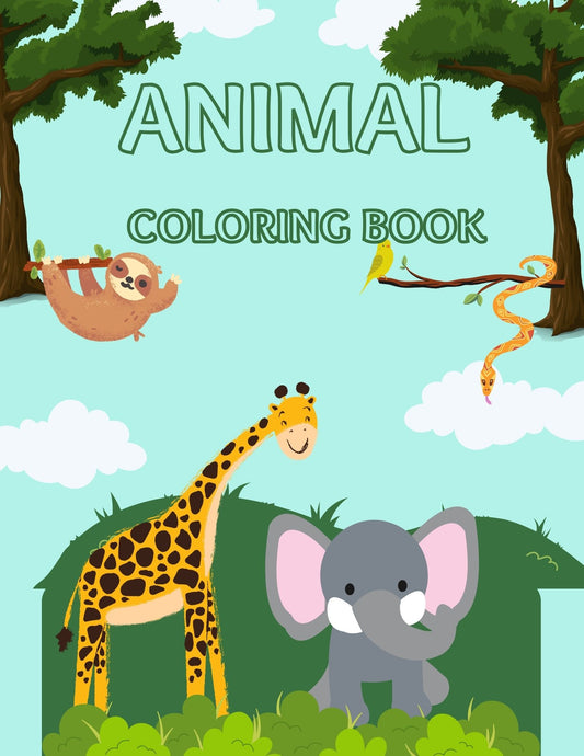 Animal coloring book