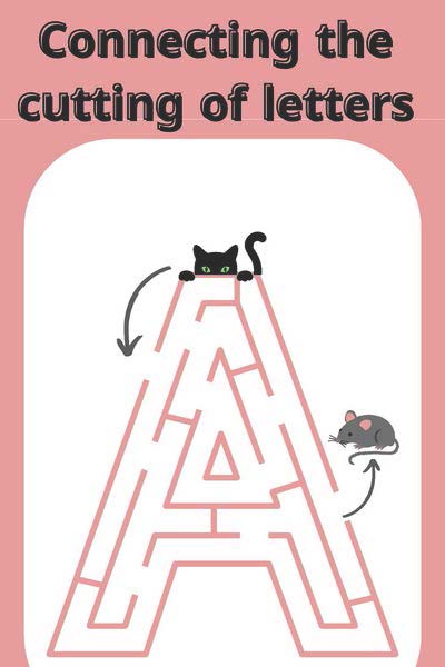 Connecting the cutting of letters